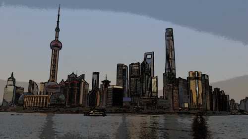 cartoon view of the bund