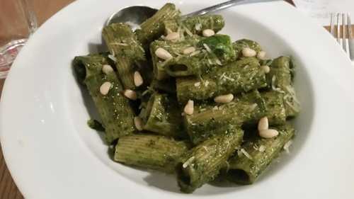 Pasta with Pesto Sauce